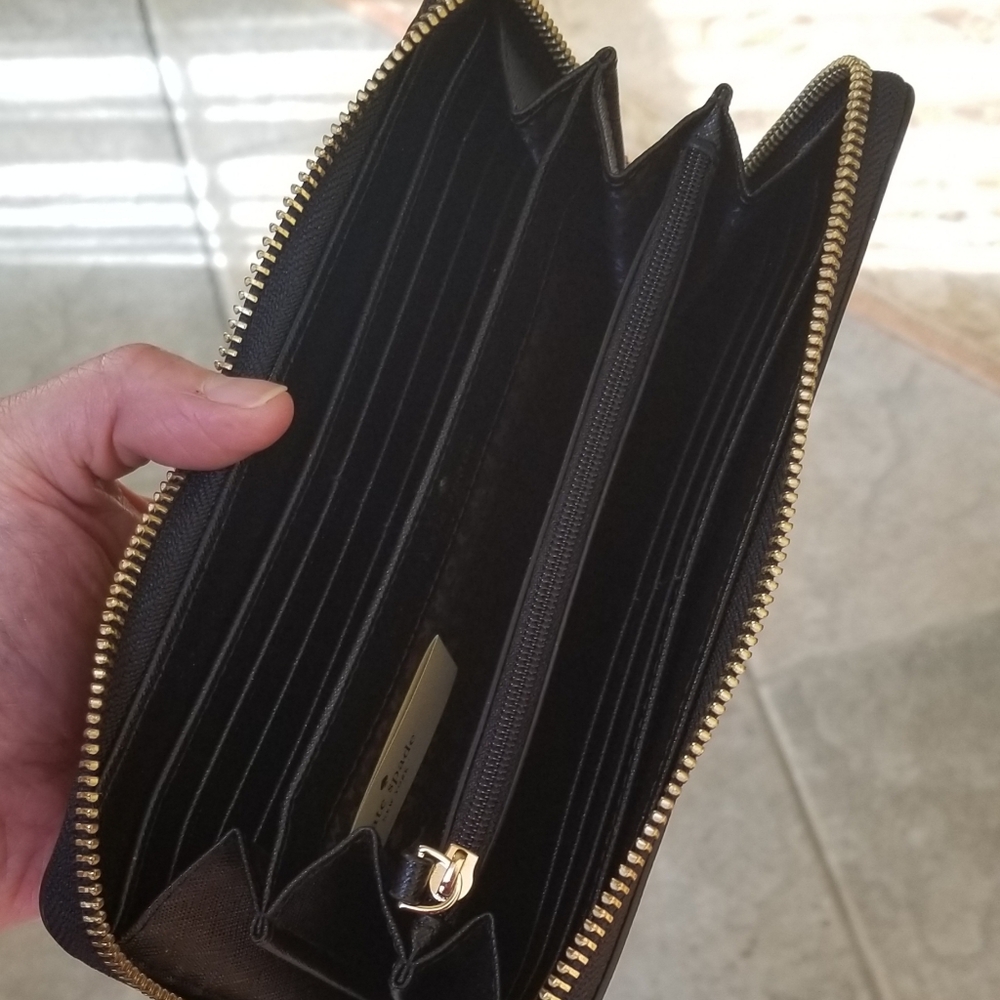 Kate Spade ♠️ "Hazy Rose," Zip-around Continental Wallet - Picture 3 of 12